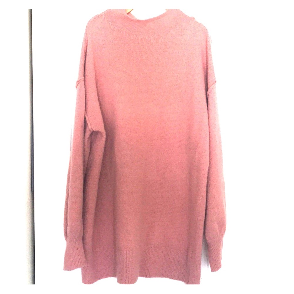 Pink maternity sweater